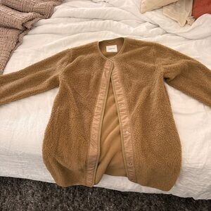 Wilfred Free Brown Sherpa Light Coat